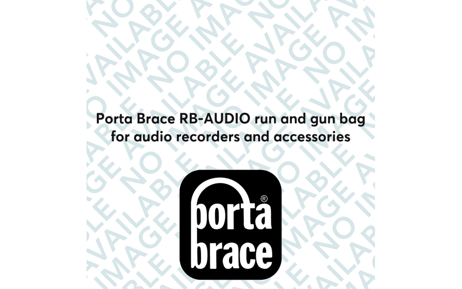 Porta Brace RB-AUDIO run and gun bag for audio recorders and accessories
