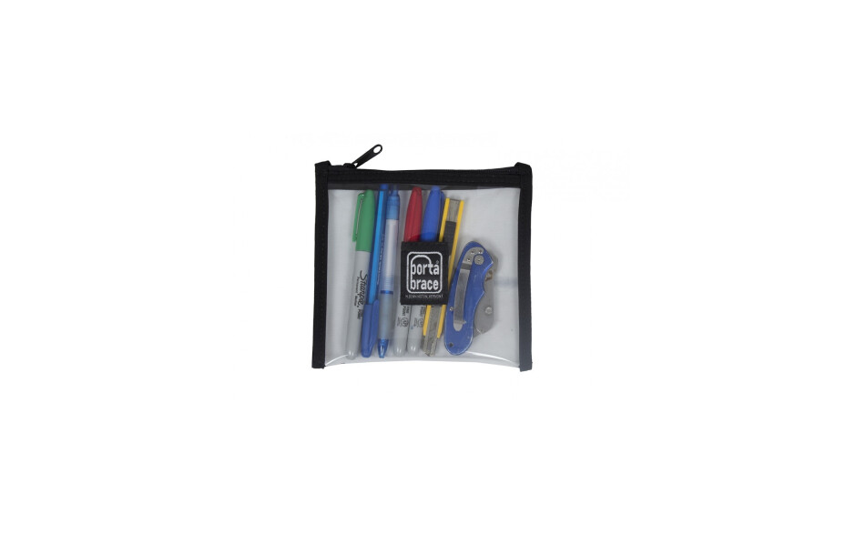 Porta Brace POUCH-CLEARSET63 Clear Pouch Set - 6 x 6 Inches - Plus FREE CS-B9 Padded Pouch