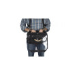 Porta Brace AO-1.5SILENT+, Lightweight and Silent Audio Organizer Case with Heavy Duty Strap and Harness, Rain Cover, & Pouches