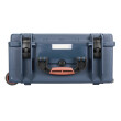 Porta Brace PB-2650F Hard Case with Wheels, Airtight, Large, Blue