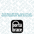 Porta Brace BK-ZCXL, Camera Pouch, Camera Equipment, Black, Extra Large