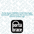 Porta Brace CINEMA-C100 Ultra-light Cordura camera case for Canon C100 cinema camera rigs