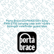 Porta Brace CO-PXWZ750+ Sony PXW-Z750 carrying case with +Extra Strength viewfinder guard blue