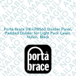 Porta Brace DK-LPBS60 Divider Panel, Padded Divider for Light Pack Cases, Nylon, Black