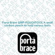 Porta Brace GRIP-POUCHTOOL A small cordura pouch to hold various tools