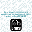 Porta Brace PB-HXRNX80 Hard shipping case with customizable divider system for Sony HXRNX80