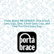 Porta Brace PB-LENSKIT One 4-Inch Lens Cup, One 7-Inch Lens Cup, and One Pro Cine Lens Cup