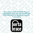 Porta Brace POT-SKP500 Plug on transmitter cover for the Sennheiser SKP 500 G4 Pro Wireless Plug-On Transmitter