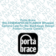 Porta Brace RIG-CINEMAPOCKETCAMOR Wheeled Camera Case for the Blackmagic Design Pocket Cinema Camera