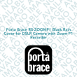 Porta Brace RS-ZOOMF1 Black Rain Cover for DSLR Camera with Zoom F1 Recorder