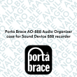 Porta Brace AO-888 Audio Organizer case for Sound Device 888 recorder