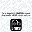 Porta Brace CAM-HOLSTER A holster style case for a DSLR camera and lens.