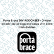 Porta Brace DIV-ADDONSET+ Divider kit add-on for bags and cases with extra thick dividers