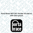 Porta Brace DK-C45+ Divider kit add-on with clear pouch