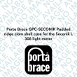 Porta Brace GPC-SECONIK Padded ridge clam shell case for the Seconik L 308 light meter