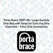 Porta Brace GRIP-3B+ Large Durable Grip Bag with Strap for Carrying Grip Essentials - Extra Grip Accessories
