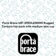 Porta Brace HIP-3PROLENSMD Rugged Cordura hip-pack with medium lens cup