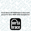 Porta Brace HP-MDR7506 Cordura belt pouch for Sony MDR-7506 headphones