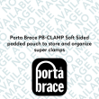 Porta Brace PB-CLAMP Soft Sided padded pouch to store and organize super clamps