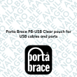 Porta Brace PB-USB Clear pouch for USB cables and ports