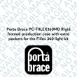 Porta Brace PC-FIILEX360MD Rigid framed production case with extra pockets for the Fiilex 360 light kit