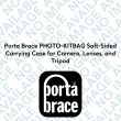Porta Brace PHOTO-KITBAG Soft-Sided Carrying Case for Camera, Lenses, and Tripod