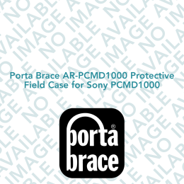 Porta Brace AR-PCMD1000 Protective Field Case for Sony PCMD1000