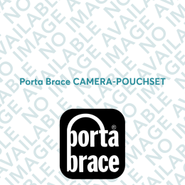 Porta Brace CAMERA-POUCHSET
