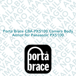 Porta Brace CBA-PX5100 Camera Body Armor for Panasonic PX5100