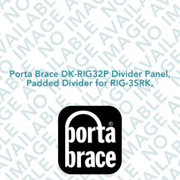 Porta Brace DK-RIG32P Divider Panel, Padded Divider for RIG-3SRK,