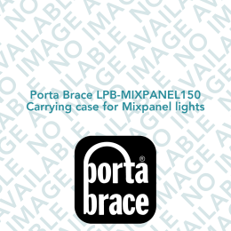 Porta Brace LPB-MIXPANEL150 Carrying case for Mixpanel lights