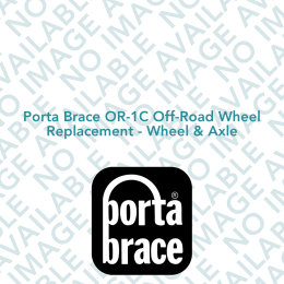 Porta Brace OR-1C Off-Road Wheel Replacement - Wheel & Axle