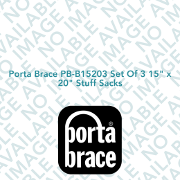 Porta Brace PB-B15203 Set Of 3 15" x 20" Stuff Sacks
