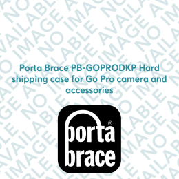 Porta Brace PB-GOPRODKP Hard shipping case for Go Pro camera and accessories