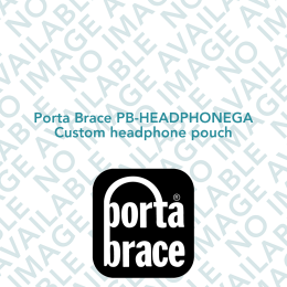 Porta Brace PB-HEADPHONEGA Custom headphone pouch