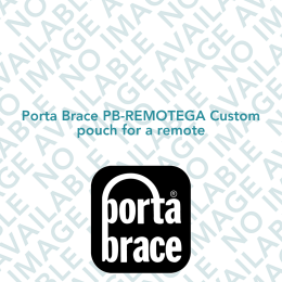 Porta Brace PB-REMOTEGA Custom pouch for a remote