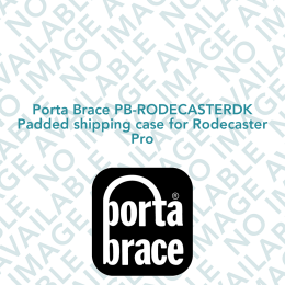 Porta Brace PB-RODECASTERDK Padded shipping case for Rodecaster Pro