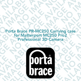 Porta Brace PR-MC250 Carrying case for Matterport MC250 Pro2 Professional 3D Camera