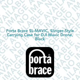 Porta Brace SL-MAVIC, Slinger-Style Carrying Case for DJI Mavic Drone, Black