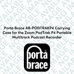 Porta Brace AR-PODTRAKP4 Carrying Case for the Zoom PodTrak P4 Portable Multitrack Podcast Recorder
