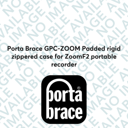 Porta Brace GPC-ZOOM Padded rigid zippered case for ZoomF2 portable recorder