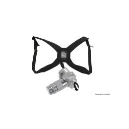 Porta Brace HR-DSLR Durable Nylon DSLR Harness with Padded Back Cross-Section, Black